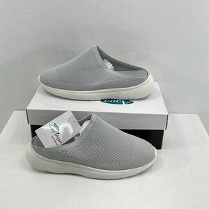Aqua College Karma Waterproof Mules- Grey Knit- Size 9 M- NIB